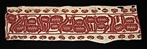 Fragment of a shirt by Unknown Artist