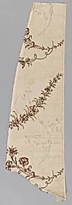 Fragment of dress silk by Anna Maria Garthwaite