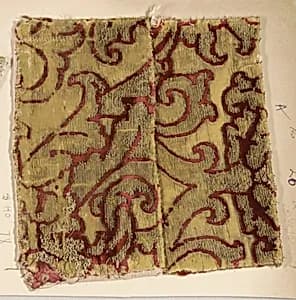 Fragment of velvet by Unknown Artist