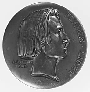 Frantz Liszt (1811–1866) by Jean-François-Antoine Bovy