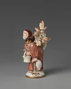 Friar carrying a woman by Chelsea Porcelain Manufactory