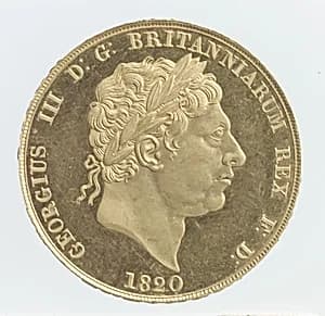 George III double sovereign by Benedetto Pistrucci|The Royal Mint