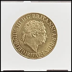 George III sovereign by Benedetto Pistrucci