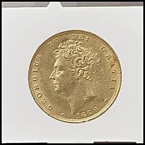 George IV sovereign by William Wyon