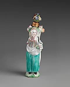 Girl gardener by Chelsea Porcelain Manufactory