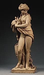 Girl with Doves