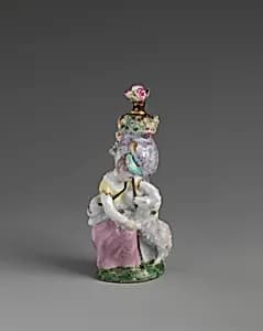 Girl with lambs by Chelsea Porcelain Manufactory