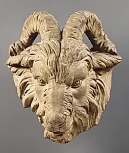 Goat's Head by Unknown Artist