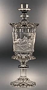 Goblet with cover by August Böhm