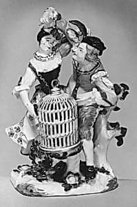 Harlequin and Columbine by Johann Joachim Kändler|Meissen Manufactory