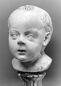 Head of a child by Unknown Artist
