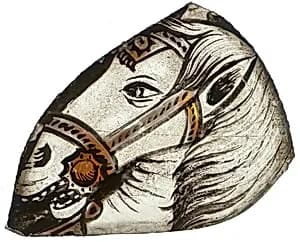 Head of a horse by Unknown Artist