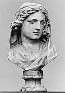 Head of the Virgin Annunciate by Unknown Artist