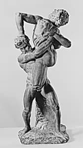 Hercules and Antaeus by Giambologna