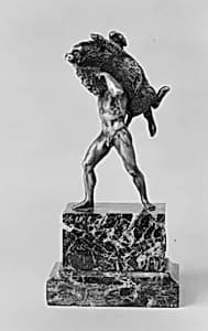 Hercules and the Erymanthian Boar by Antoine-Louis Barye