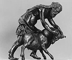 Hercules with the Cretan Bull by Unknown Artist