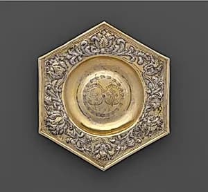 Hexagonal dish by Unknown Artist
