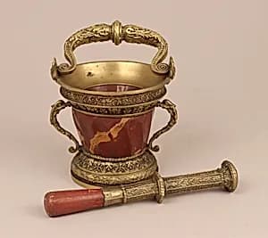 Holy-water stoup and sprinkler by Unknown Artist