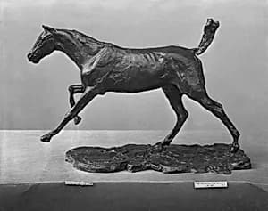 Horse Galloping on Right Foot by Edgar Degas|A.-A. Hébrard et Cie