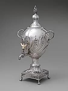 Hot water urn by Louisa Courtauld