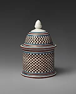 Humidor with cover and tamper by Unknown Artist