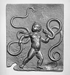 Infant Hercules Strangling Two Serpents by Moderno (Galeazzo Mondella)