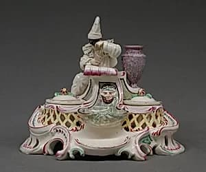 Inkstand by Royal Porcelain Manufactory, Naples