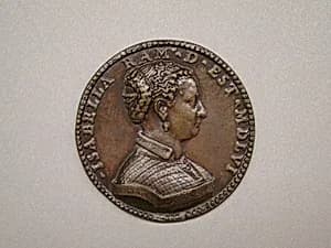 Isabella Rammi d'Este by Pastorino di Giovan Michele de' Pastorini