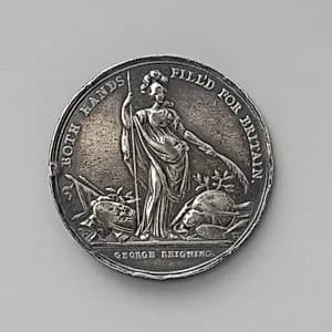 Jernegan's Lottery Medal by John Sigismund Tanner