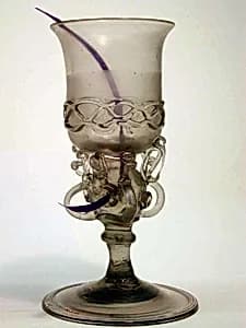 Joke wineglass by Unknown Artist