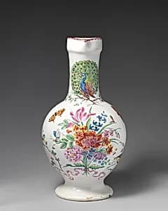 Jug with flowers and peacock by Bartholomäus Seuter