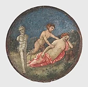 Jupiter and Antiope by Pinturicchio