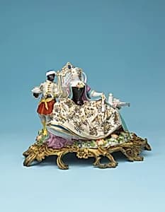 Lady with attendant by Johann Joachim Kändler|Meissen Manufactory|François Boucher|Laurent Cars