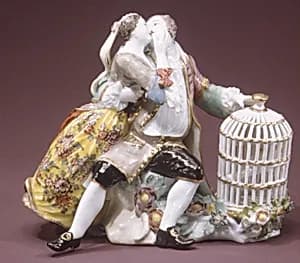 Lovers with a Birdcage by Johann Joachim Kändler|Meissen Manufactory