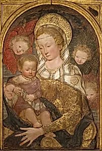 Madonna and Child with Angels by Antonio Rossellino