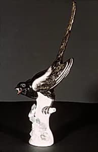 Magpie (one of a pair) by Johann Joachim Kändler|Meissen Manufactory