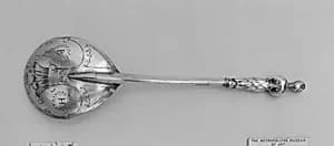 Maiden head spoon by Unknown Artist