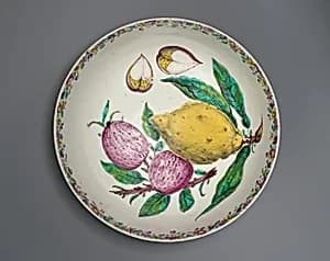 Marriage bowl by Bow Porcelain Factory