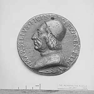 Marsilio Ficino (1433–1499) by Niccolò Fiorentino (Niccolò di Forzore Spinelli)