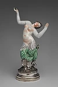 Merman (one of six) by Doccia Porcelain Manufactory