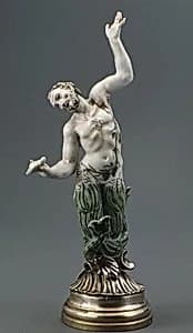 Merman (one of six) by Doccia Porcelain Manufactory