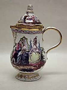 Milk jug with cover by Unknown Artist