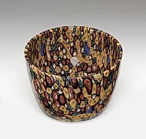 Millefiori bowl by Venezia-Murano Company|Vincenzo Moretti
