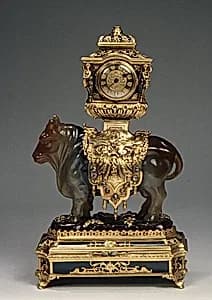 Miniature clock by Unknown Artist