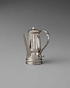 Miniature coffeepot by Elizabeth Roker