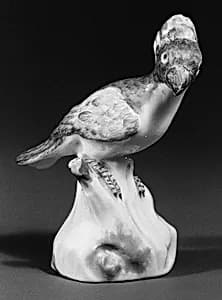 Miniature figure of a cockatoo by Meissen Manufactory