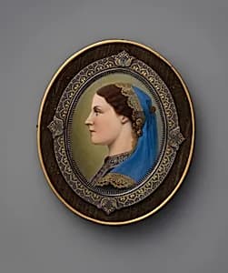 Miniature of Mabel Morrison by Charles Lepec|Plácido Zuloaga