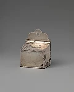 Miniature salt box by Unknown Artist