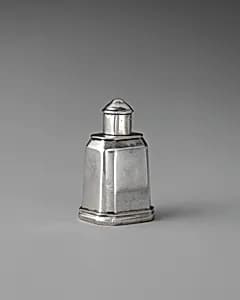 Miniature tea caddy by John Le Sage