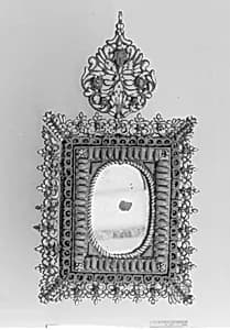 Mirror (one of a pair) by Unknown Artist